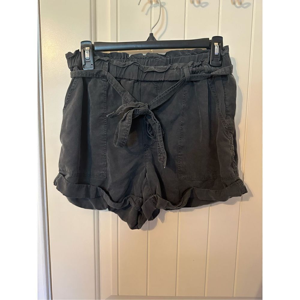 Aerie Lightweight Paperbag Gray Shorts - Size Small - 4802